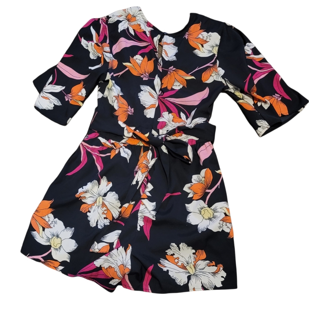 Japna Romper Tropical Print Jumpsuit XS